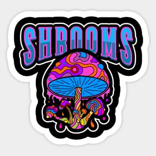 TRIPPY Shrooms Mushrooms - Shrooms Art Sticker